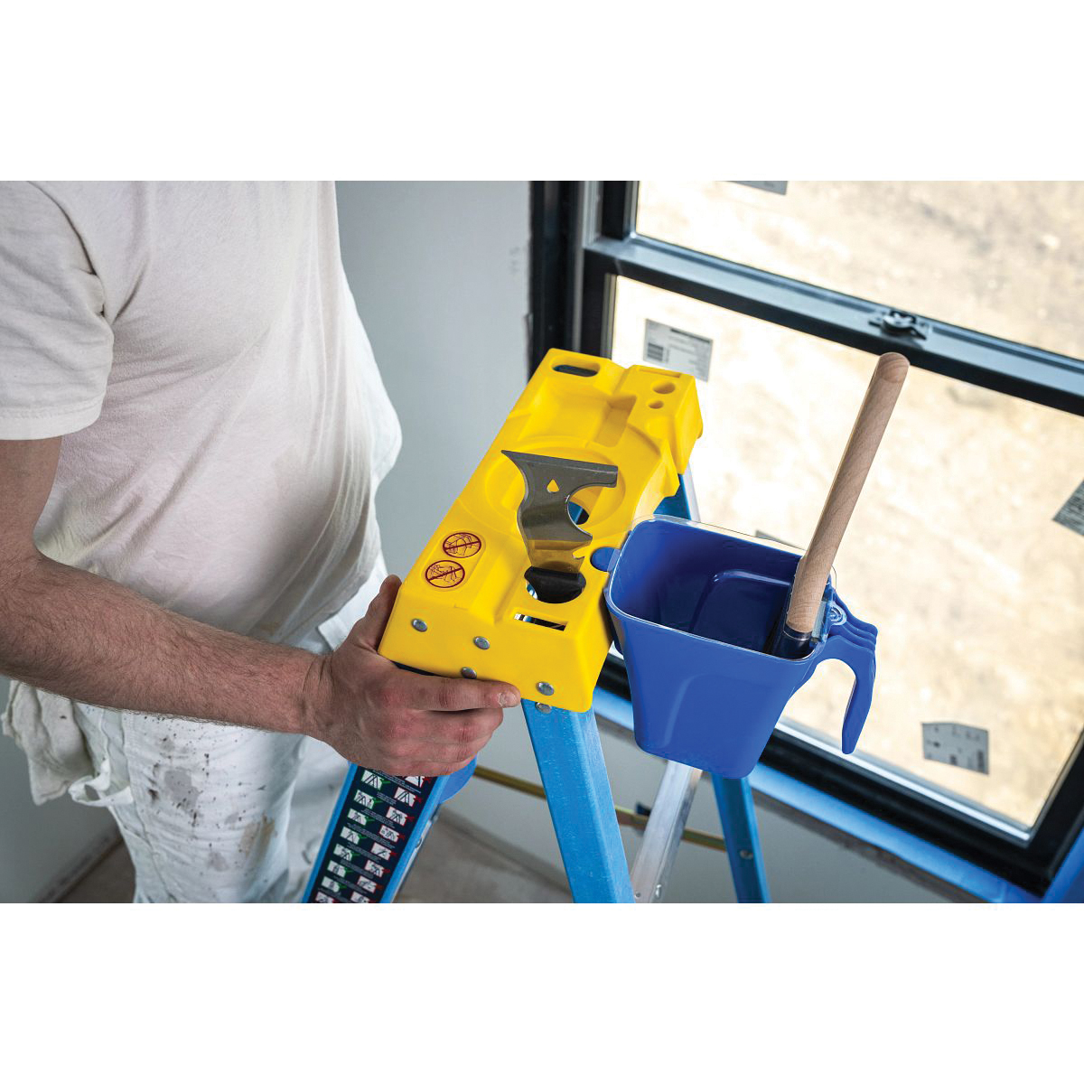 Step Ladder, Werner, Type 1, Single Sided, 8 ft H, Type 1 Duty Rating, Fiberglass, 250 lb - 3