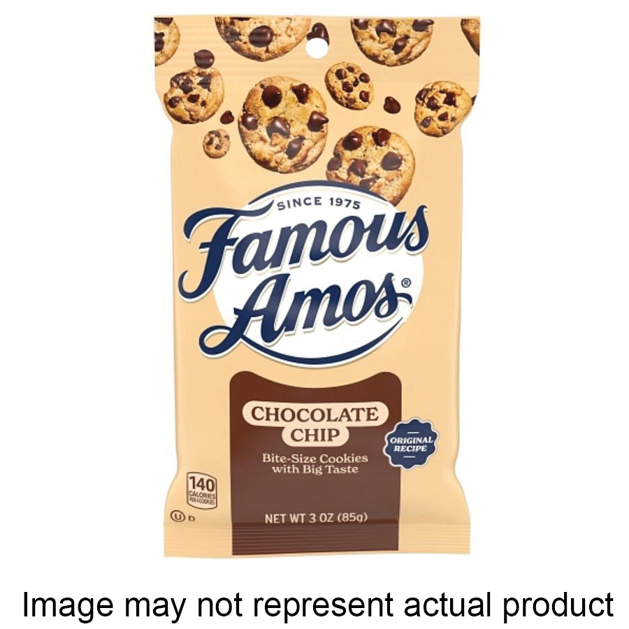 Famous Amos 774003 Cookies, Chocolate Chip, 3 oz Bag - 2