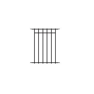 CPQF1 Coral Fence Panel, 34 in H