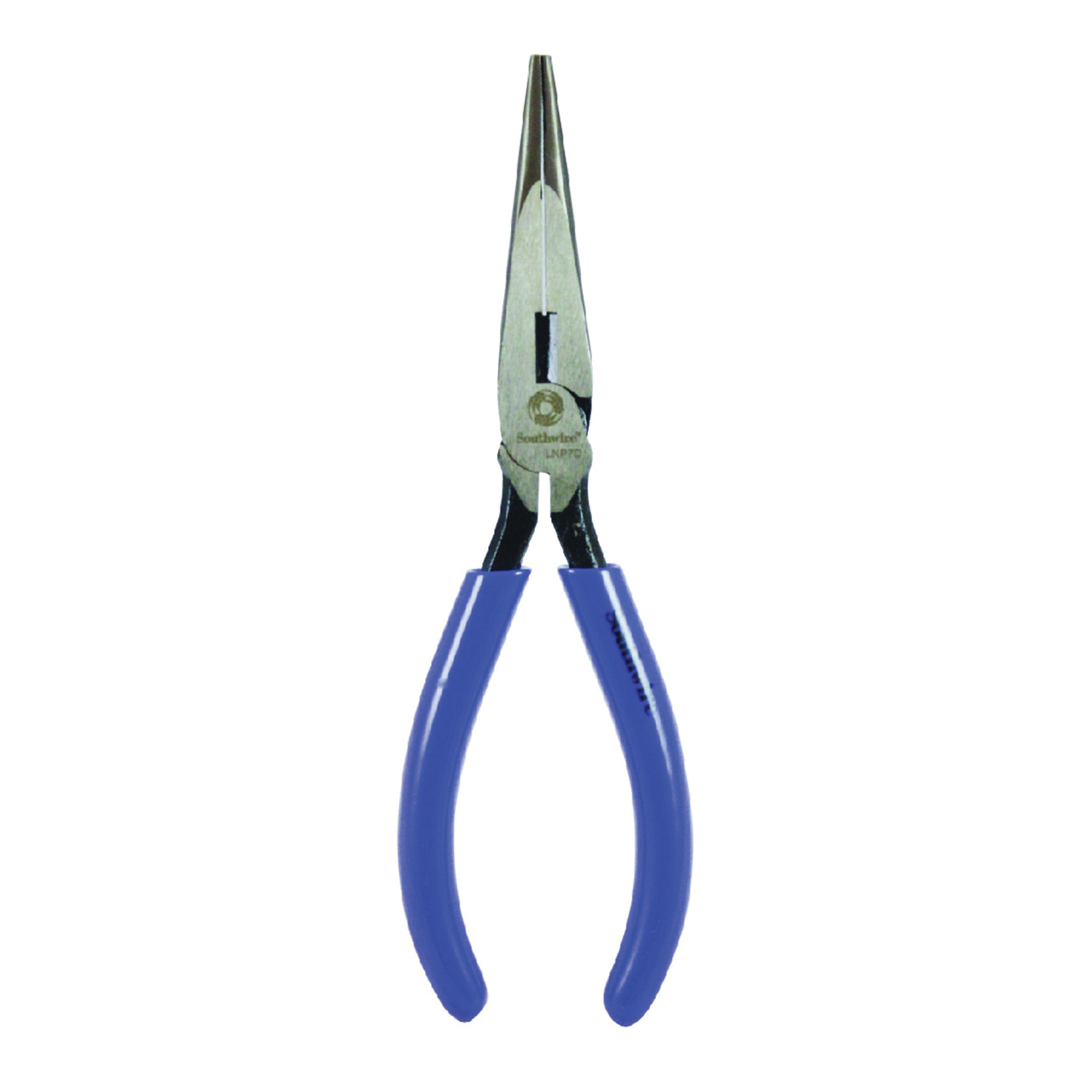 LNP7D Plier, 7 in OAL, Blue Handle, Dipped Grip Handle