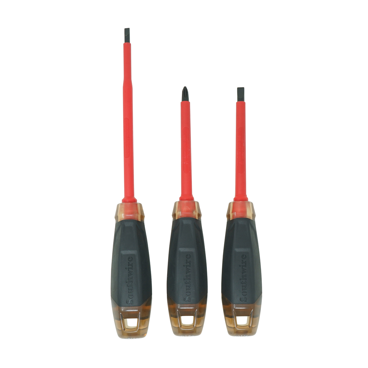 SDISET3 Insulated Screwdriver Set, Steel, Insulated, 3-Piece