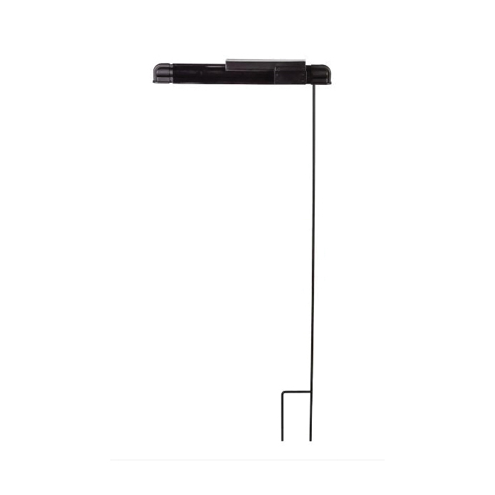 Evergreen Enterprises 20181 Solar Light, Lithium-Ion Battery, LED Lamp, Black, Battery Included: Yes