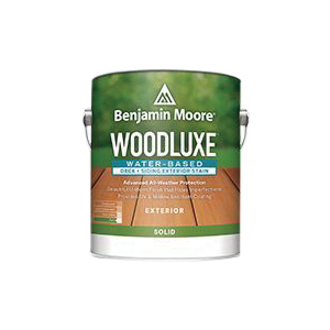 Woodluxe 069401-001 Deck and Siding Exterior Stain, Solid, White, Liquid, 1 gal