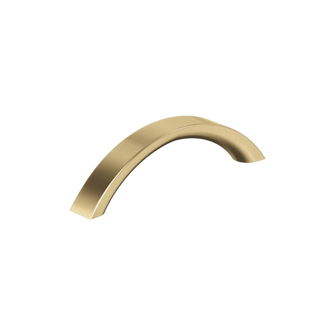 Parabolic Series BP37346CZ Cabinet Pull, 4-1/2 in L Handle, 9/16 in H Handle, 1-3/16 in Projection, Zinc