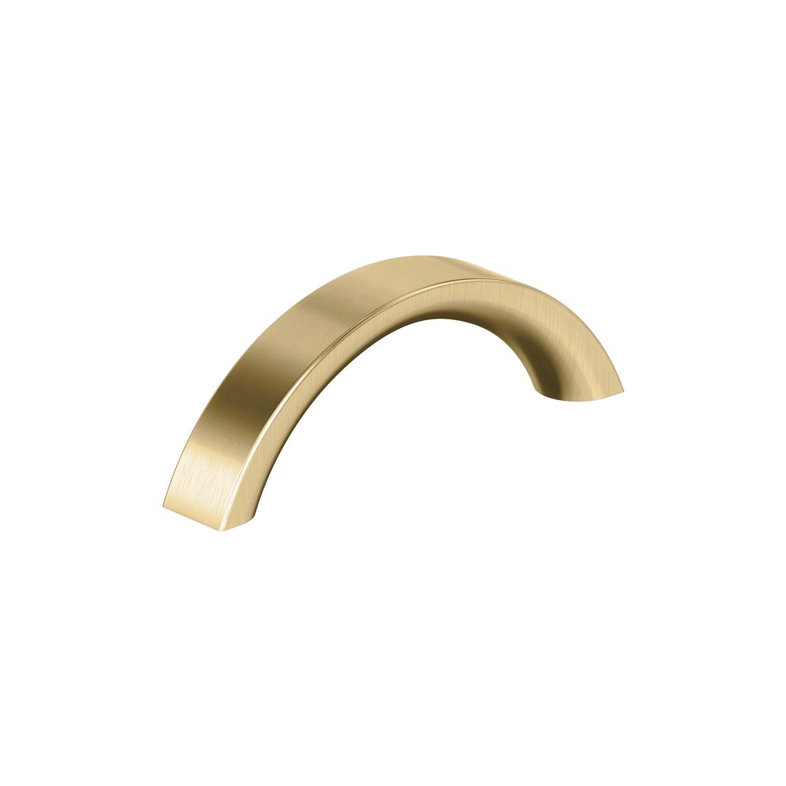 Parabolic Series BP37345CZ Cabinet Pull, 3-5/8 in L Handle, 9/16 in H Handle, 1-3/16 in Projection, Zinc