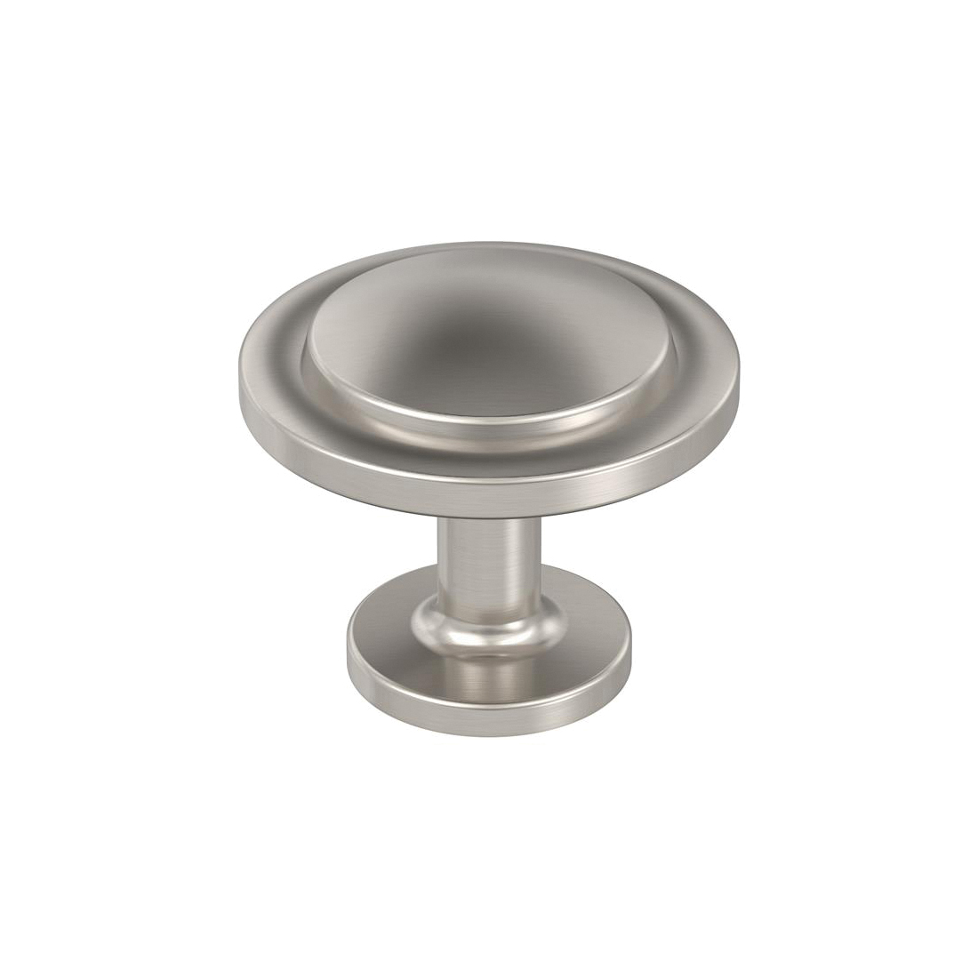 Loop Series BP37025G10 Cabinet Knob, 1 in Projection, Zinc, Satin Nickel