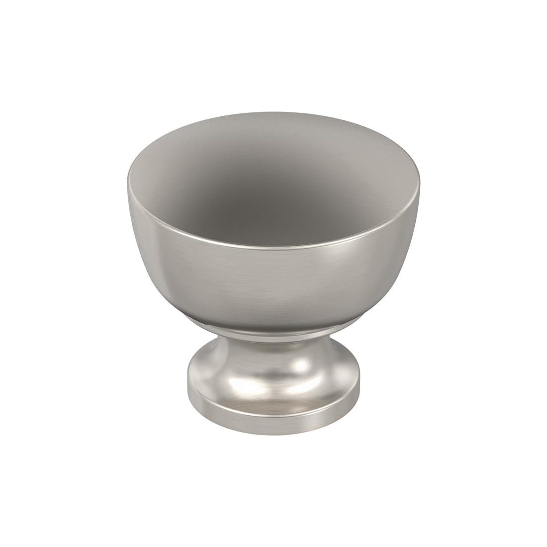 Chalice Series BP37022G10 Cabinet Knob, 1-1/8 in Projection, Zinc, Satin Nickel