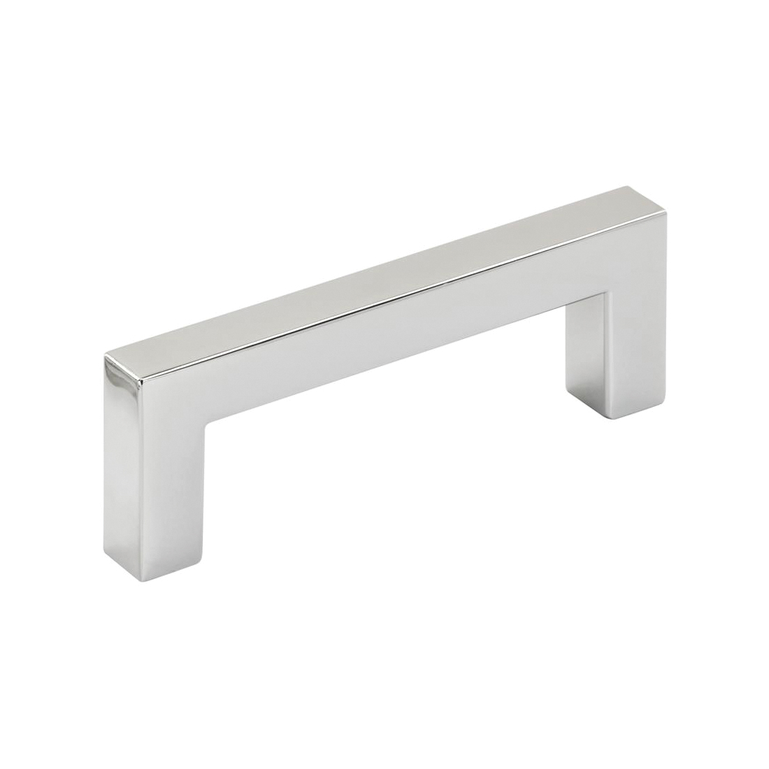 Monument Series BP3657826 Cabinet Pull, 3-3/8 in L Handle, 3/8 in H Handle, 1-3/16 in Projection, Aluminum