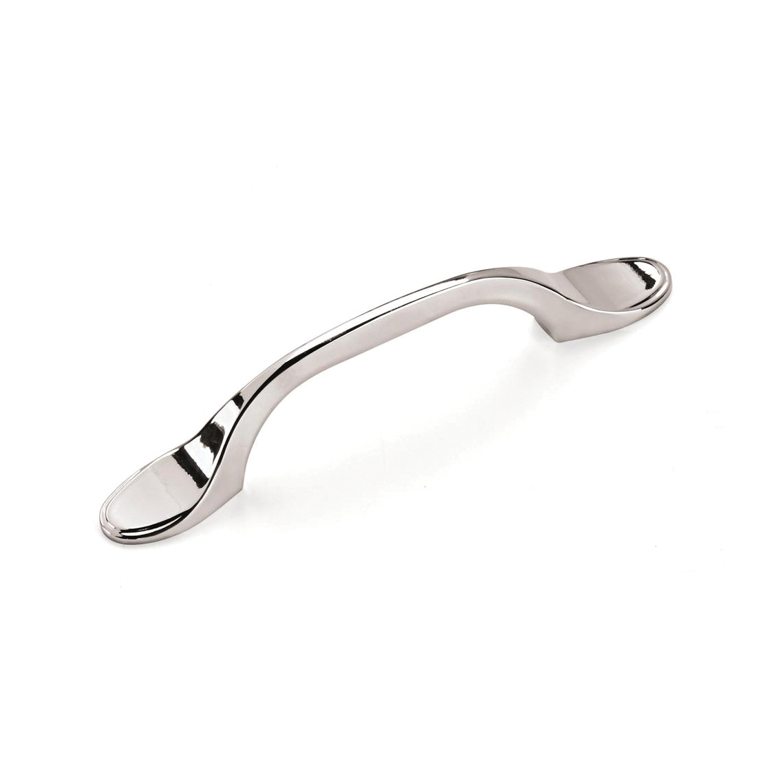 Ravino Series BP2193526 Cabinet Pull, 5 in L Handle, 3/16 in H Handle, 1 in Projection, Zinc, Polished Chrome