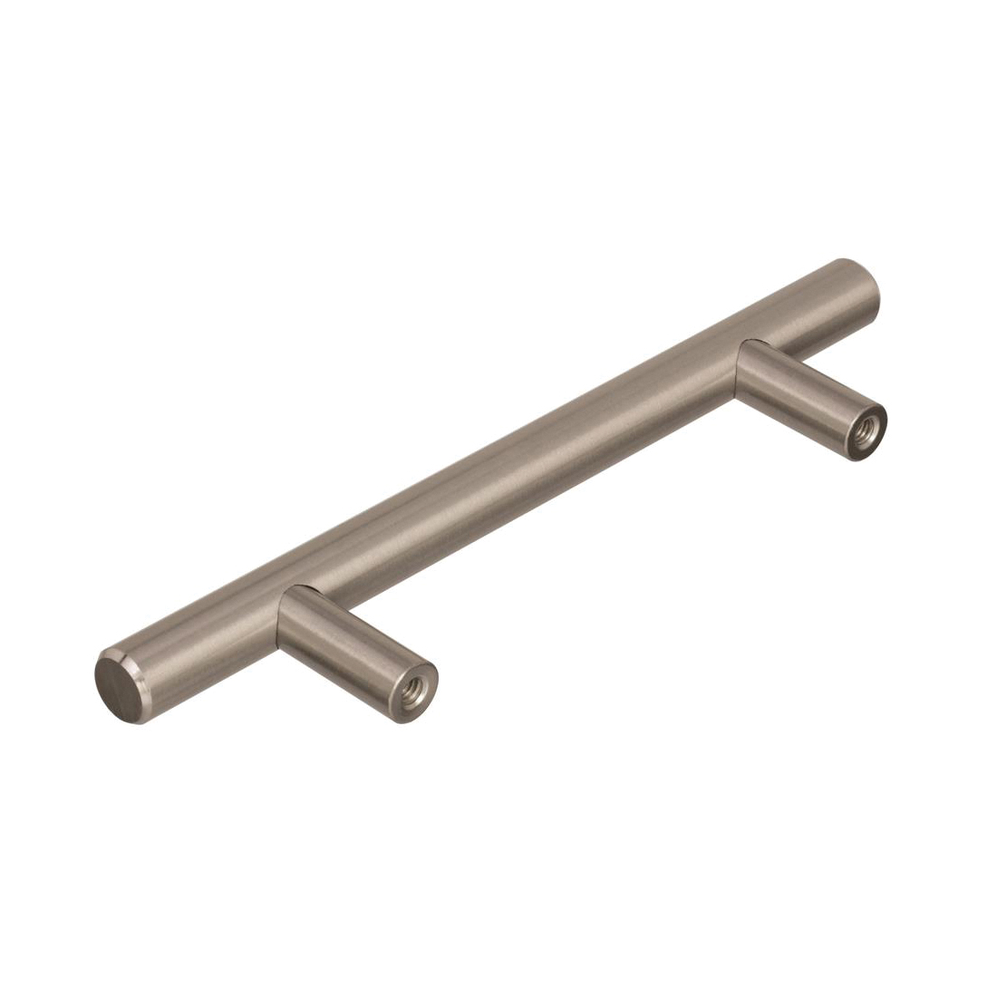 Bar Pulls Series BP19011CSG9 Cabinet Pull, 6-1/8 in L Handle, 1/2 in H Handle, 1-3/8 in Projection, Carbon Steel