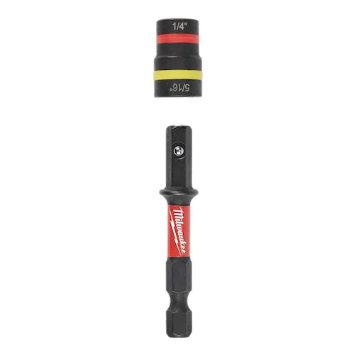 SHOCKWAVE Impact Duty 49-66-4542 2-in-1 Magnetic Nut Driver, 1/4, 5/16 in Drive, Hex Drive, 2.425 in L