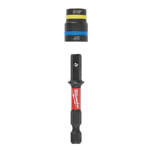 SHOCKWAVE Impact Duty 49-66-4543 2-in-1 Magnetic Nut Driver, 5/16, 3/8 in Drive, Hex Drive, 2.513 in L