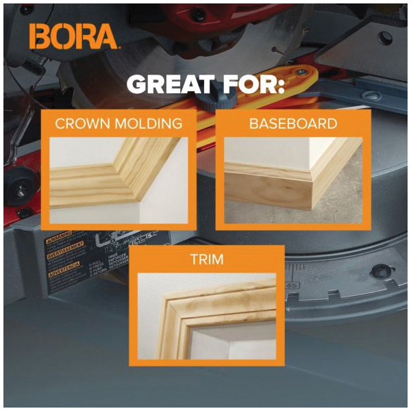 Bora Portamate 530402 MiteriX Compact Angle Duplicating Tool, Plastic, Orange - 5