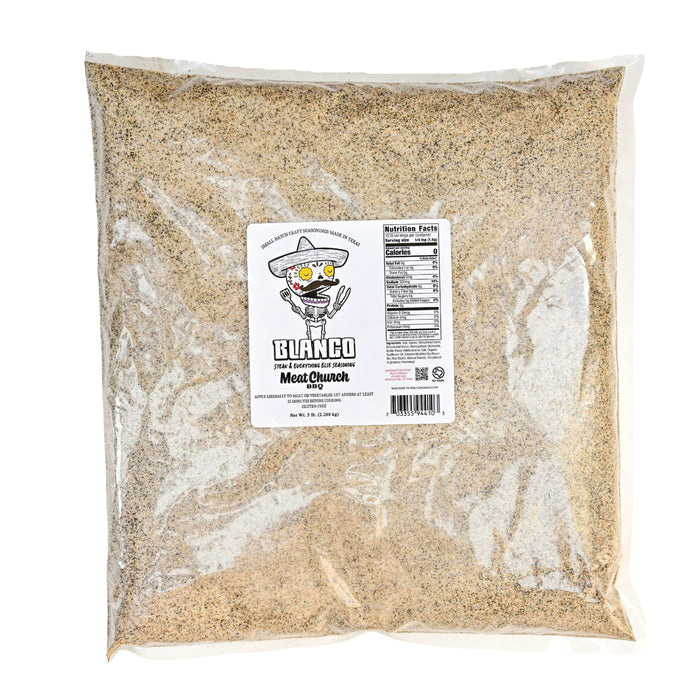 Meat Church BBQ BLANCO Steak and Everything Else Seasoning, Butter, Natural, 12 oz - 3
