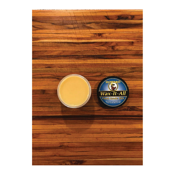 Howard Wax-It-All WAX009 Food-Grade Wax, Paste, 9 oz - 5