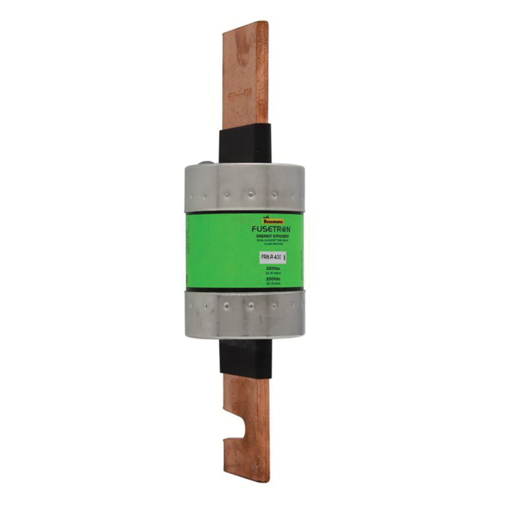 Bussmann FRN-R Series FRN-R-400 Cartridge Fuse, 400 A, 250 V, 200 kAIC at 250 VAC, 20 kAIC at 125 VDC Interrupt - 2
