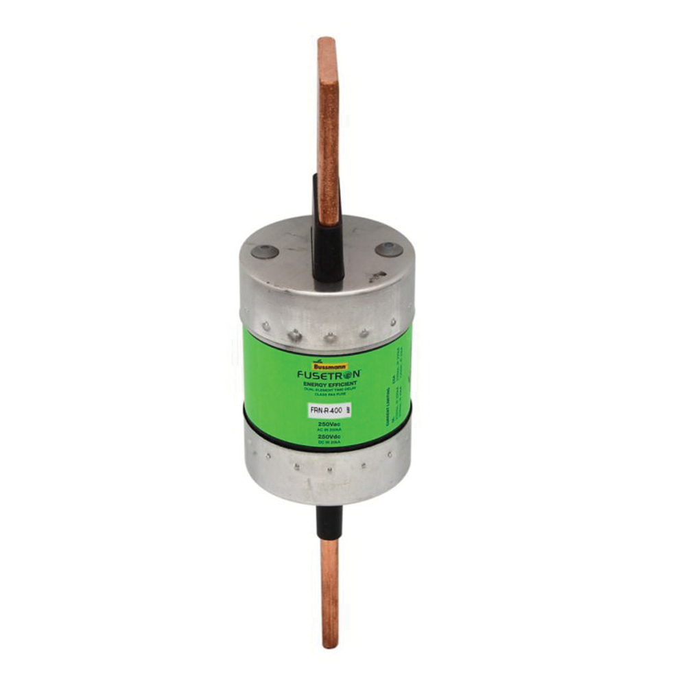 Bussmann FRN-R Series FRN-R-400 Cartridge Fuse, 400 A, 250 V, 200 kAIC at 250 VAC, 20 kAIC at 125 VDC Interrupt - 3