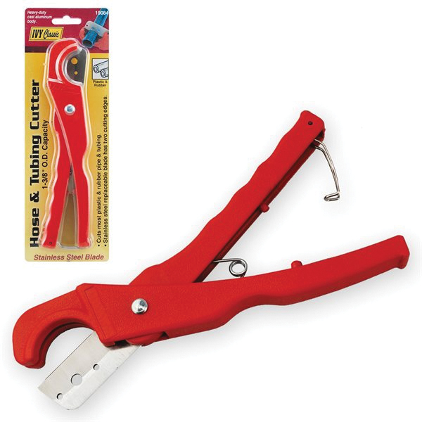 IVY Classic 19084 Hose and Tubing Cutter, 1-3/8 in Max Pipe/Tube Dia, Stainless Steel Blade, Plastic/Rubber Pipe/Tube - 2