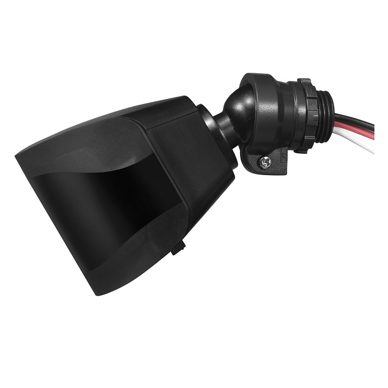 globe 17000184 Flood Light Replacement Sensor, 240 deg Detection, Black - 4