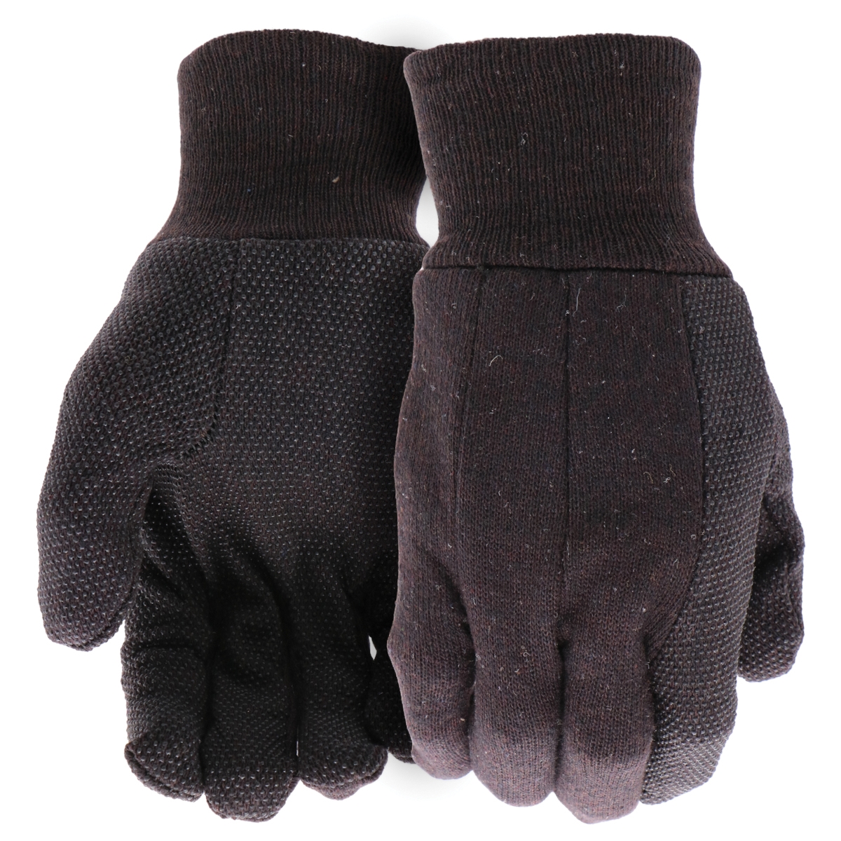 B61021-L Indoor/Outdoor Work Gloves, Men's, L, 8 to 8-3/8 in L, Straight Thumb, Elastic Knit Wrist Cuff, Jersey