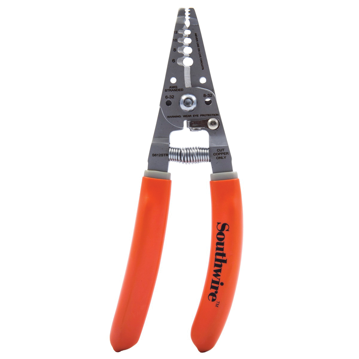 S1626STR Compact Wire Stripper/Cutter, 24 to 14 AWG Solid, 26 to 16 Stranded Stripping, 6-1/4 in OAL