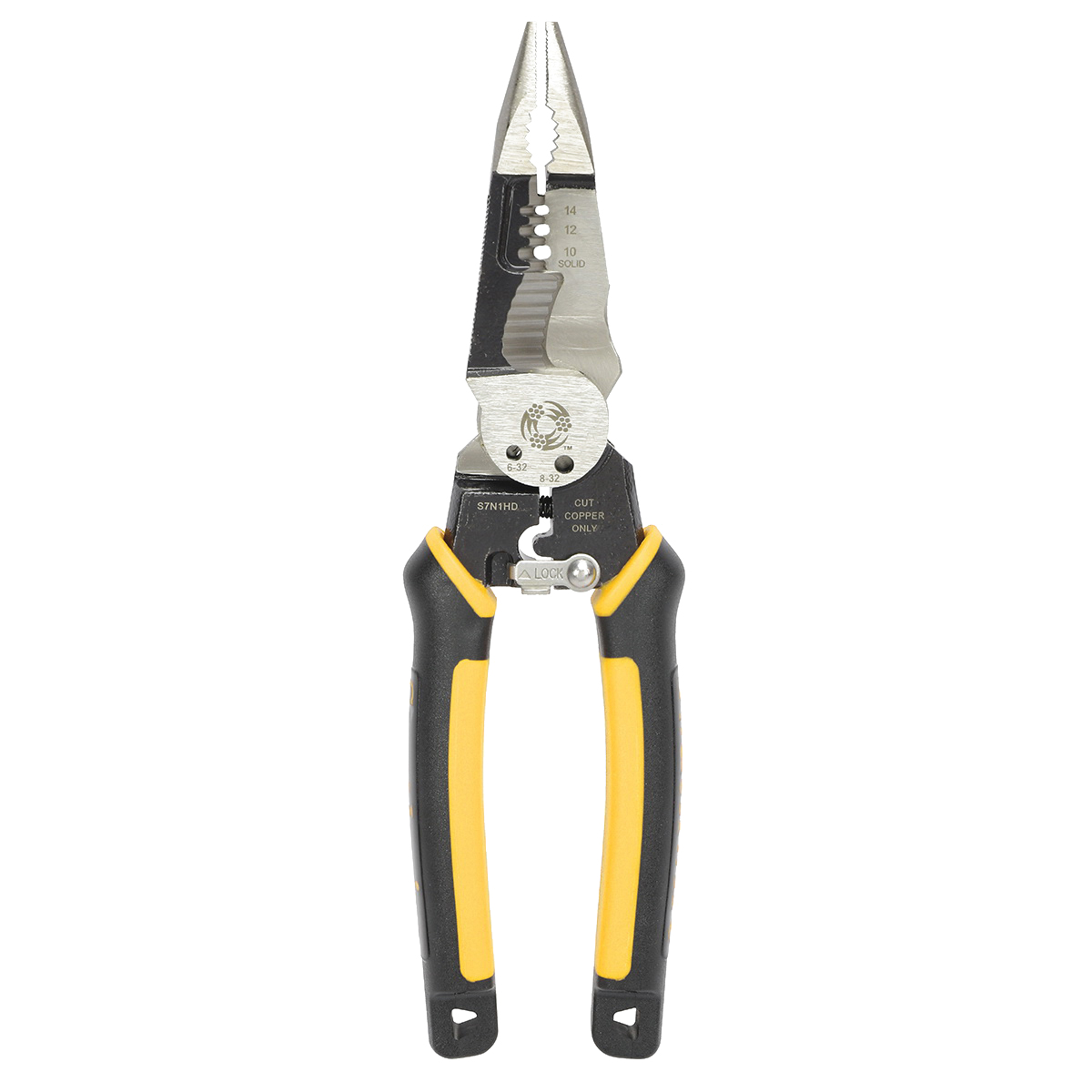 S7N1HD 7-In-1 Multi-Tool Electrical Plier, 8 in OAL, Comfort Grip Handle