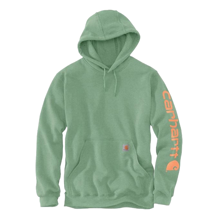 Green carhartt shops sweatshirt