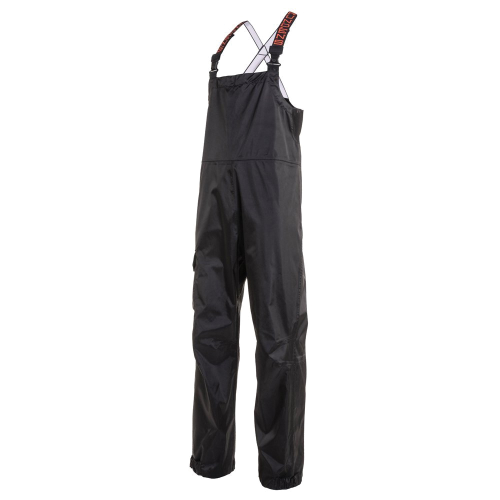 Grundens 10362-001-0014 Weather Watch Bib, M, 38 to 40 in Chest, 32 to 34 in Waist, Nylon/Polyurethane, Black - 2