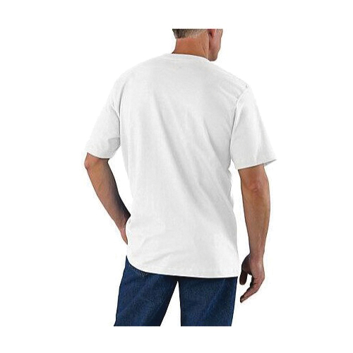Carhartt K87-R85-2XLT Pocket T-Shirt, 2XL, Tall, Cotton/P