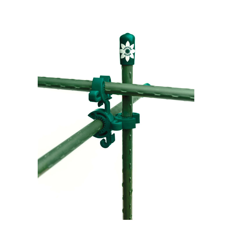 Stake Clip, C-Bite, Plastic, For: 7/16 in Garden Stakes - 3