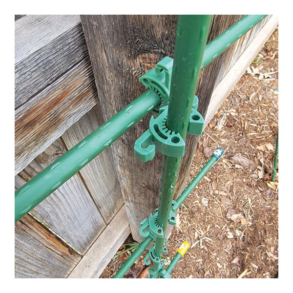 Stake Clip, C-Bite, Plastic, For: 7/16 in Garden Stakes - 5
