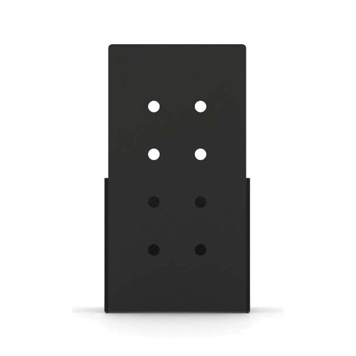 Toja Grid KNECT Series G021068MB1 Wall and Railing Bracket, Steel, Black, For: 4 x 4 Wood Posts