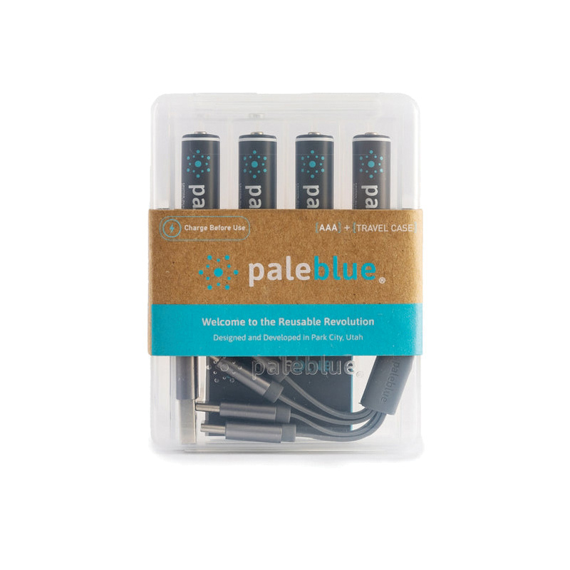 AAA Batteries, Pale Blue, 1.5 V, 1700 mAh, Lithium-Ion, Rechargeable, 4 pk - 2