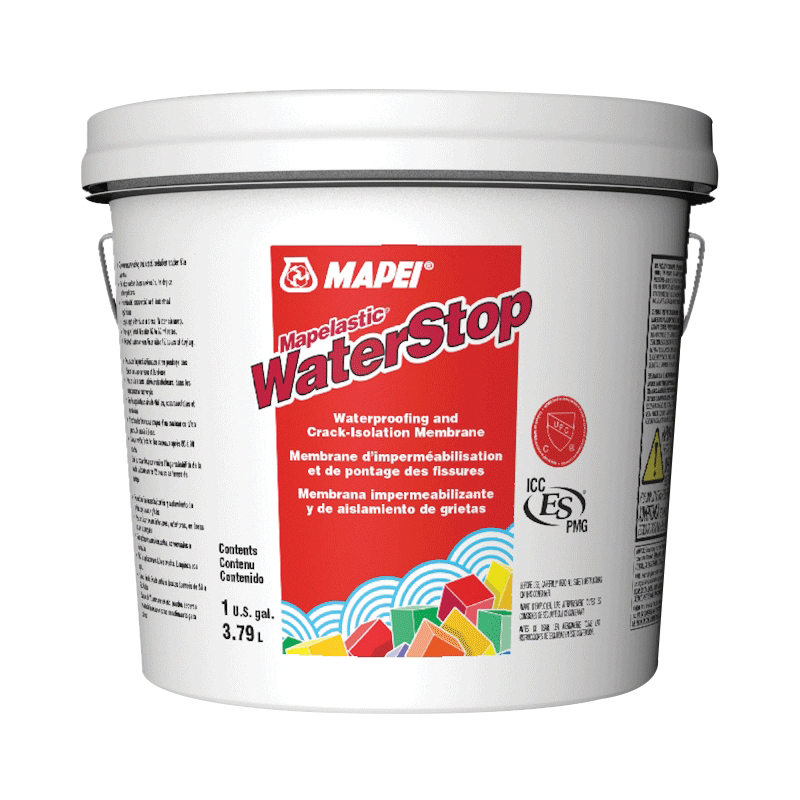 7345704 Mapelastic Water Stop, Paste, Red, 1 gal Pail