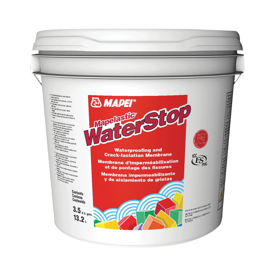 7345713 Mapelastic Water Stop, Paste, Red, 3.5 gal Pail