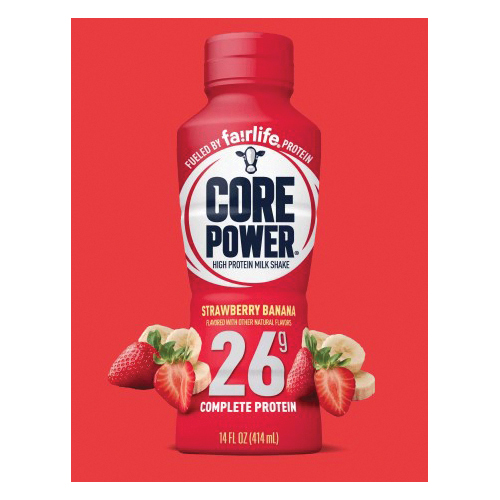 Core Power 811620021982 Protein Shake, Banana, Strawberry, 14 oz
