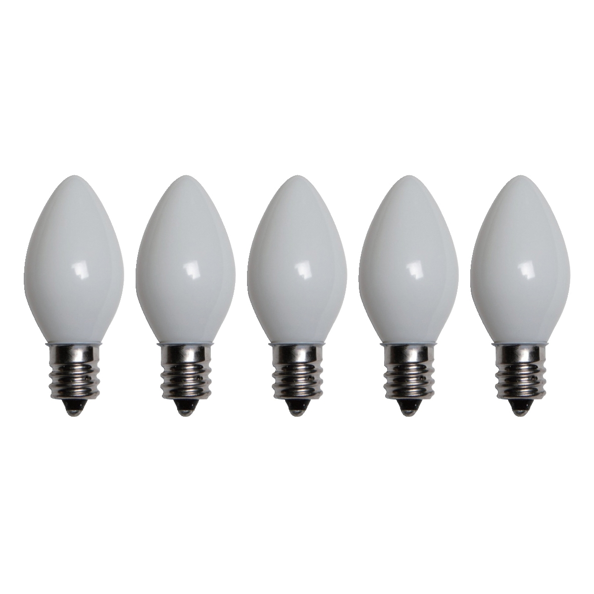 25781 LED Filament Retro Replacement Bulb, Opaque, C7, White
