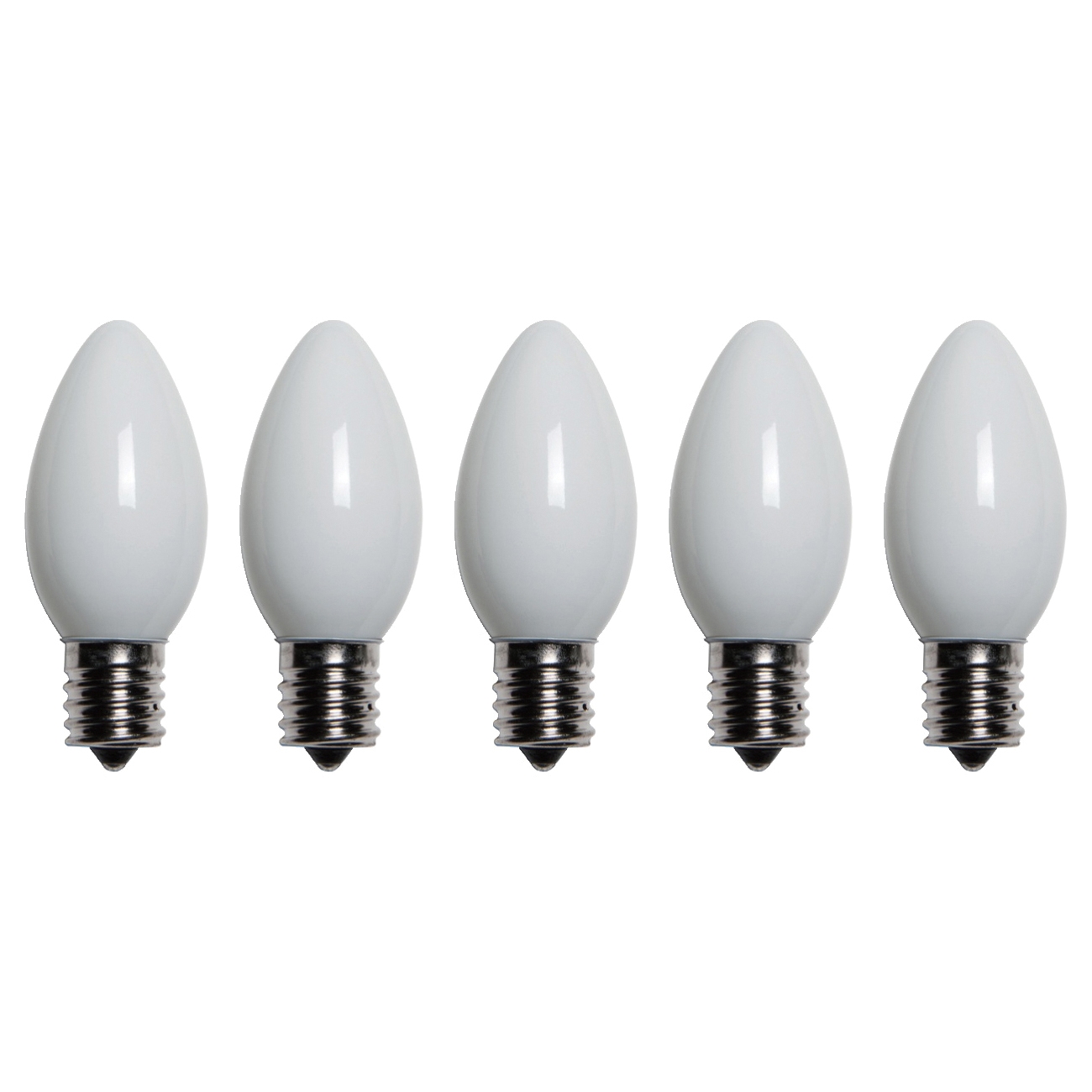 25981 LED Filament Retro Replacement Bulb, Opaque, C9, White