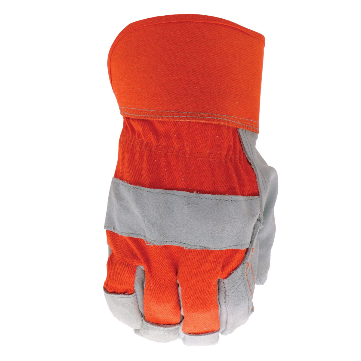 Boss Guard Series B71031-L Gloves, L, 8 to 8-3/8 in L, Wing Thumb, Safety, Canvas, Orange - 2
