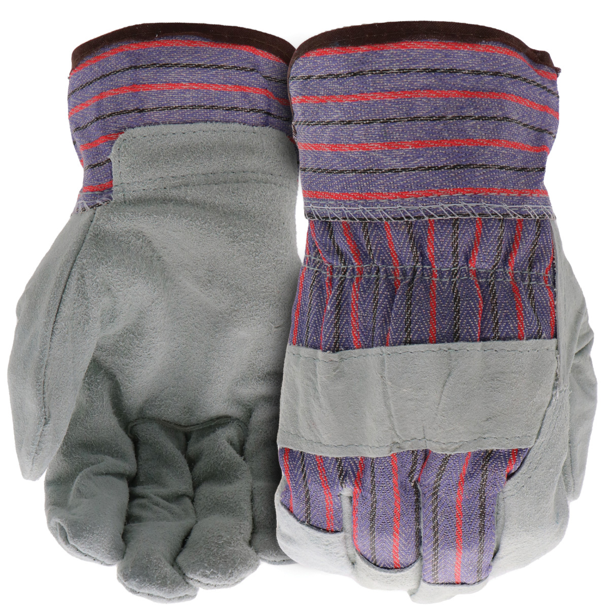 Guard Series B71021-L3P Gloves, L, 8 to 8-3/8 in L, Wing Thumb, Safety, Canvas, Blue