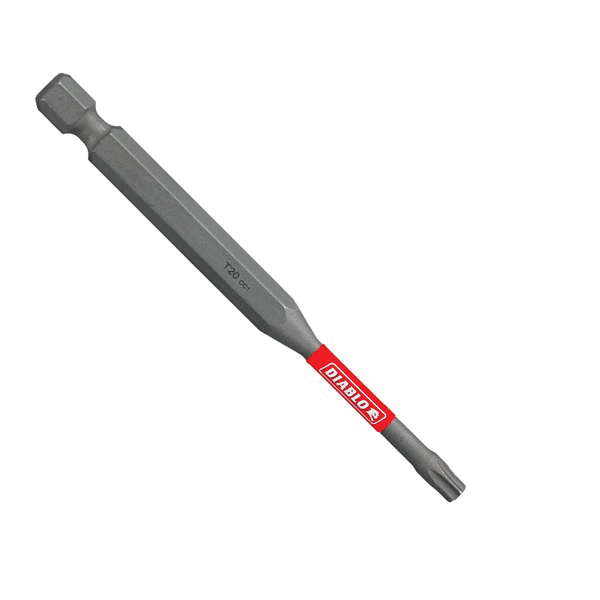 DT2035P2 Drive Bit, #20 Drive, Torx Drive, 1/4 in Shank, Hex Shank, 3-1/2 in L