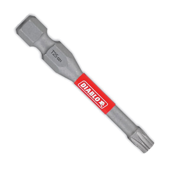 DT252P2 Drive Bit, #25 Drive, Torx Drive, 1/4 in Shank, Hex Shank, 2 in L
