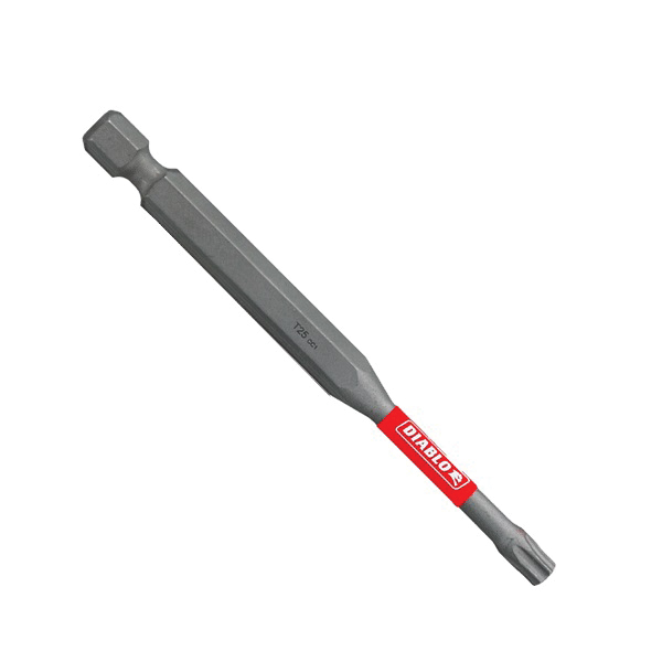 DT2535P2 Drive Bit, #25 Drive, Torx Drive, 1/4 in Shank, Hex Shank, 3-1/2 in L