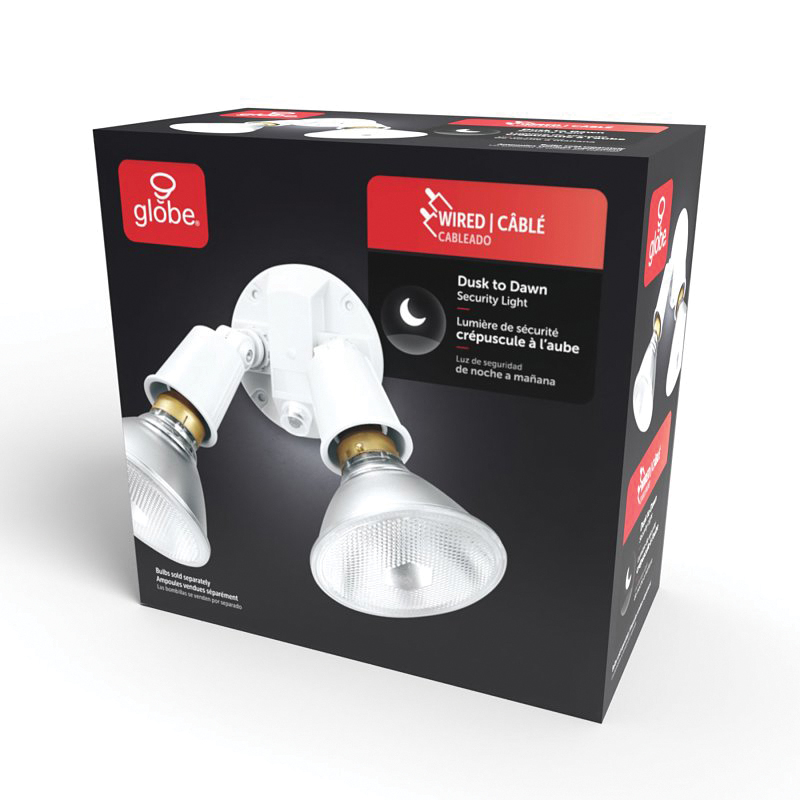 globe 17000081 Dusk-to-Dawn Swivel Arm Security Light - 2