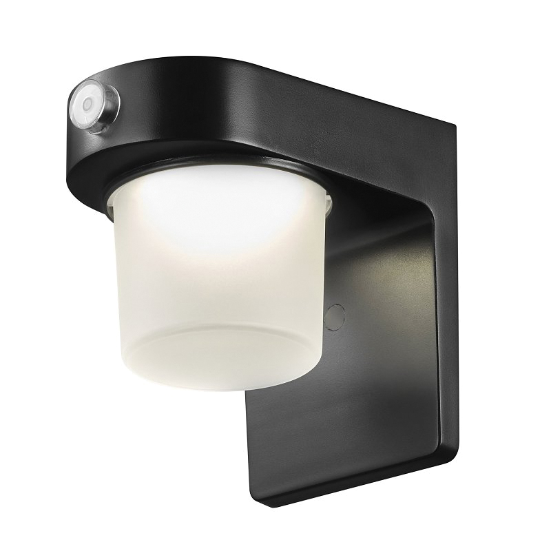 globe 17000187 Dusk-to-Dawn Patio Security Flood Light, LED Lamp, 1000 Lumens, 4000 K Color Temp, Black Fixture - 4