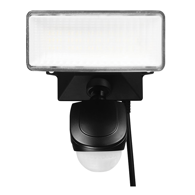 17000198 Security Light, LED Lamp, Daylight, 1200 Lumens, 4000 K Color Temp, Plastic Fixture, Black Fixture