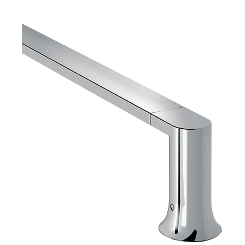 BH3618CH Towel Bar, 18 in L Rod, Zinc, Polished Chrome, Screw, Wall