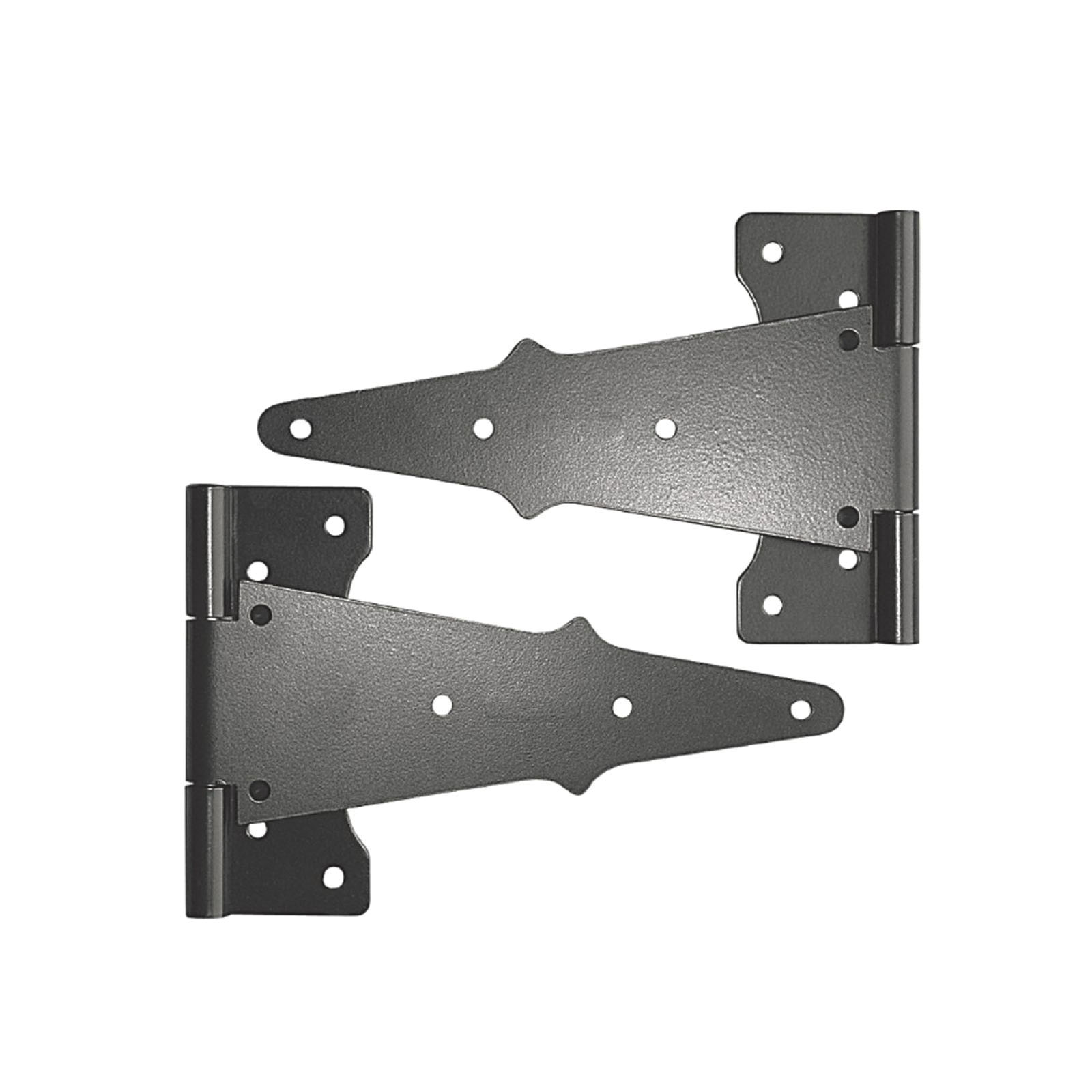 TH8BLK/B Tee Hinge, Galvanized Steel, Black, Powder-Coated Satin, Surface