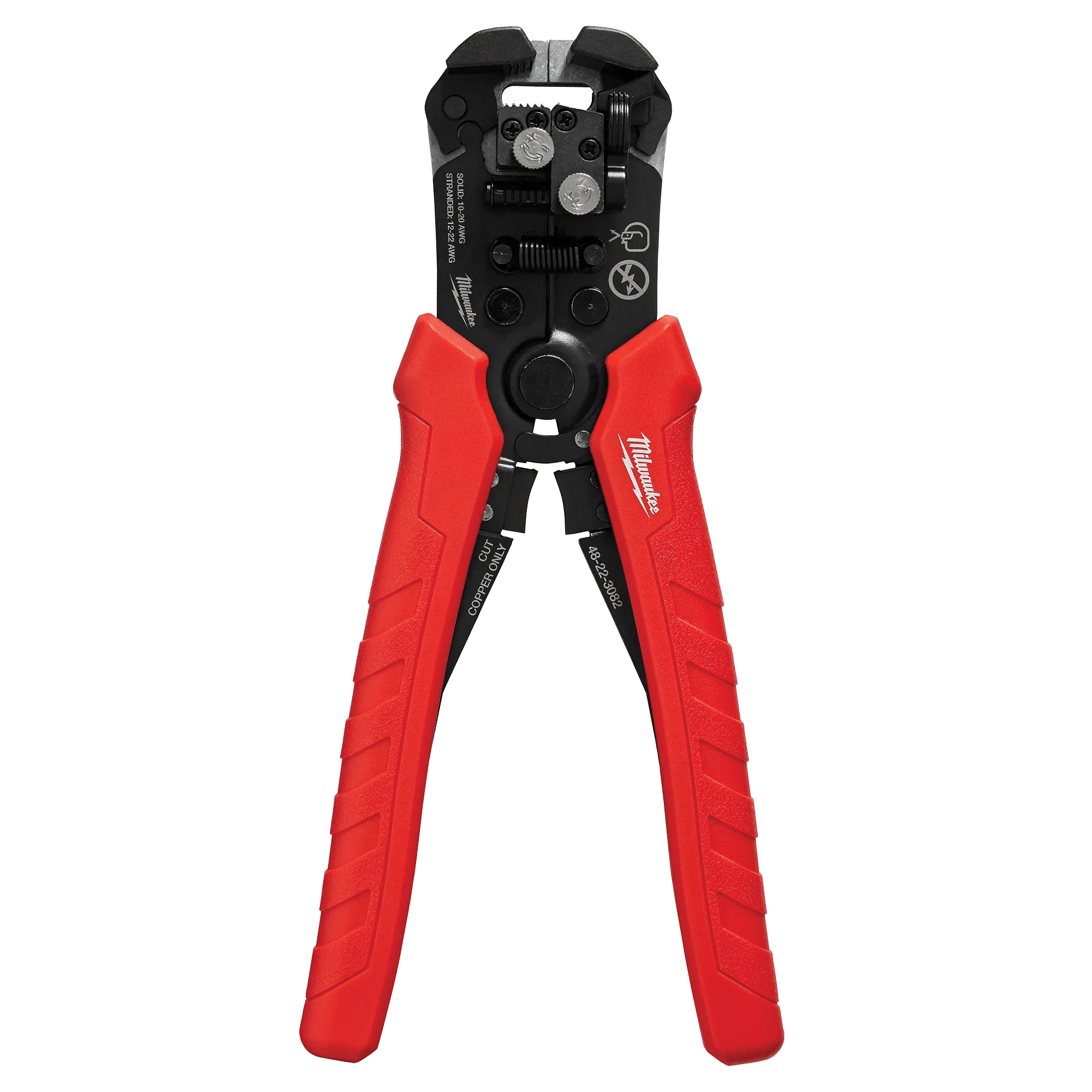 48-22-3082 Wire Stripper and Cutter, 10 to 20 AWG Solid, 12 to 22 AWG Stranded Stripping, 3.83 in OAL