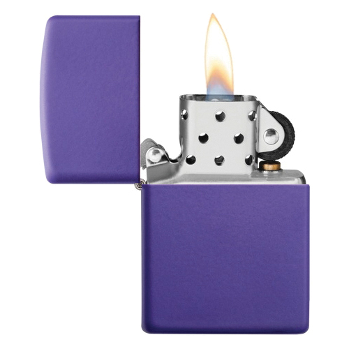 Zippo 237 Lighter, Zippo Premium Lighter, Refillable: Yes, Matte Purple - 3